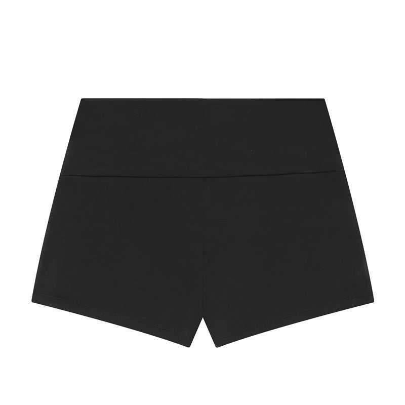 Mid-Rise Mini Shorts — Elastic Waist
