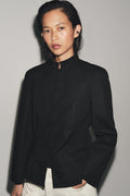 Fireman Clasp Peplum Blazer ZW Collection