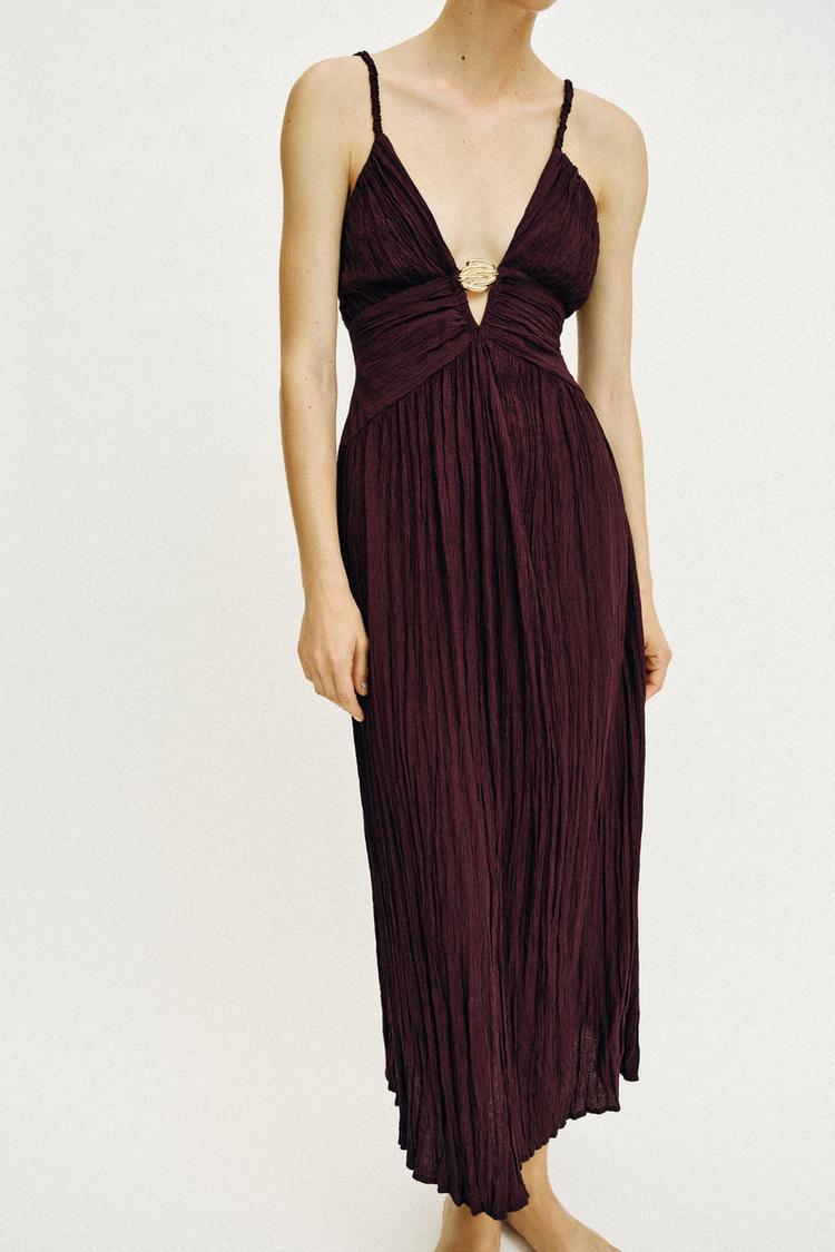 ROBE MI-LONGUE AVEC ACCESSOIRES